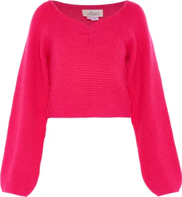 Zdjęcie produktu dla Sweter damski aleva – różowy, M/L
