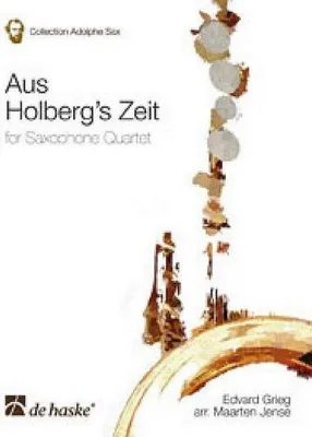 Produktbild von Aus Holbergs Zeit für 4 Saxophone (SATBar)Partitur und Stimmen