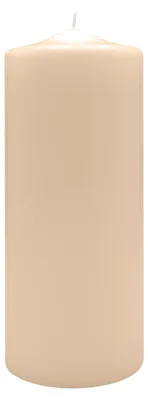 Produktbild von Spitzkopf Stumpen Kerzen Champagner 25 x Ø 10 cm, 6 Stück