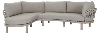 Produktbild von Ecklounge-Set Toritto | Sand | Sable | Aluminium und Rope