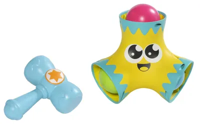 Productafbeelding van TOMY Toomies "Knock Knock Happy Balls" set, E73668 / 4 stuks