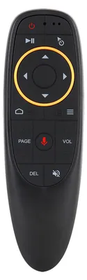 Produktbild von 2,4-GHz-Funkmaus mit 6-Achsen-Gyroskop, Plug-and-Play-Fernbedienung mit Spracheingabe, bewegungsempfindliche Spielekontrolle, USB-Empfänger für PC/Smart