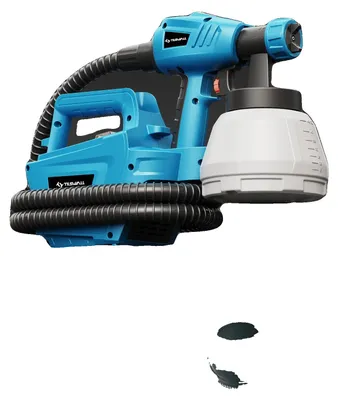 Produktbild von Farbsprüher, 1300ml Behälter, 3 Düsen, Blau