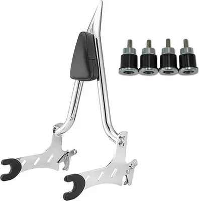 Image de Sissybar pour Indian Roadmaster 15-25 SB3 + kit de montage chrome