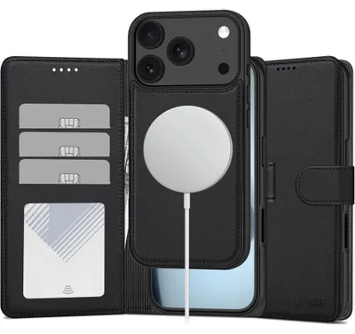 Obrázok produktu pre Puzdro na iPhone 18 Pro / 17 Pro, Tech-Protect Wallet s podporou MagSafe, čierna farba