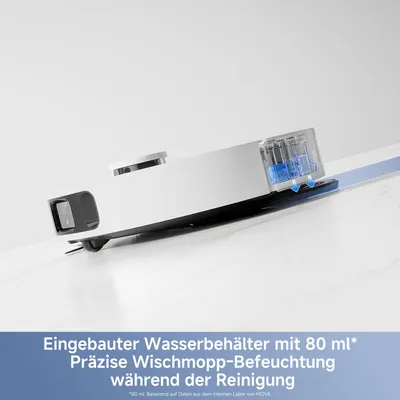 Produktbild von MOVA E40 Ultra Set, Saugroboter mit Wischfunktion, 19000 Pa, All-in-One-Station, 75 Tage Reinigung, inkl. extra 1L Reinigungsflüssigkeit