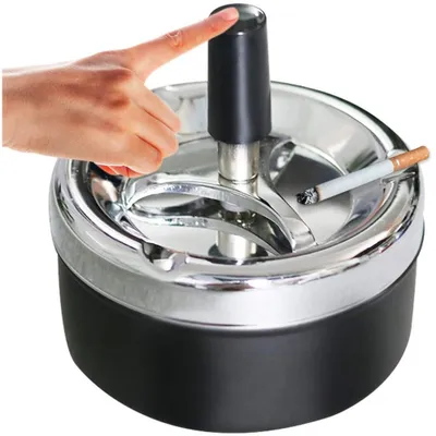 Produktbild von Riesiger Schöner moderner Drehaschenbecher, Windaschenbecher