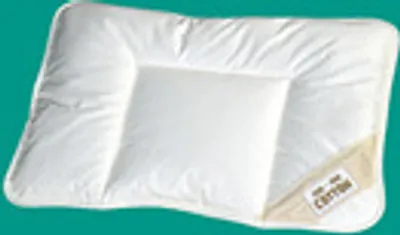 Produktbild von Bio Babykissen 40x60 Flachkissen Kinderwagen Kissen 100 % Baumwolle KBA waschbar 60°C