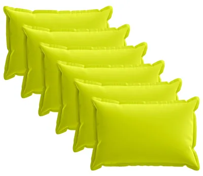 Produktbild von vidaXL Kissenbezug 6 stk. HOUTEN Hellgrün 50 x 75 cm Polyester