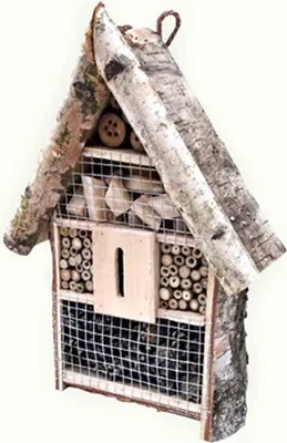 Produktbild von Insektenhotel 48x34x11cm Birke/Bambus