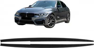 Image de Add-on bas de caisse extensions lèvre pour BMW F30 F31 11+ look M-Perform.