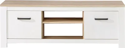 Immagine prodotto di Mobile TV >Chelles< in bianco opaco - 161,4x54,1x42,2 cm (LxAxP)