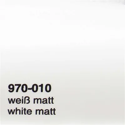 Produktbild von (25€/m²) Oracal 970RA Autofolie 010 Weiß Matt Folie 152 cm Breite Laufmeterware gegossene Auto Folie selbstklebend(22€/m²) Oracal 970RA Autofolie 010