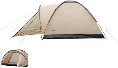 Image de Tente Igloo 180x210x120 cm marron - Nampook