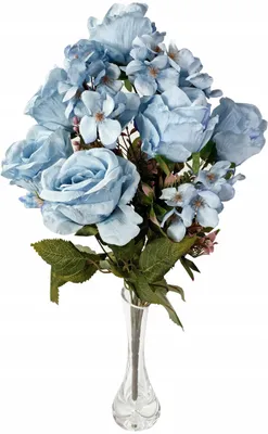 Produktbild von Madex Künstliche Rosenbukett 50 cm Floristik Dekoration