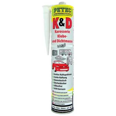 A product shot of a tube of sealant.