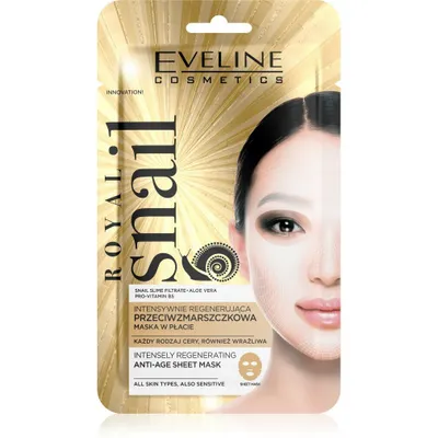 Image de Eveline Cosmetics Royal Snail – masque visage, hydratant, régénérant