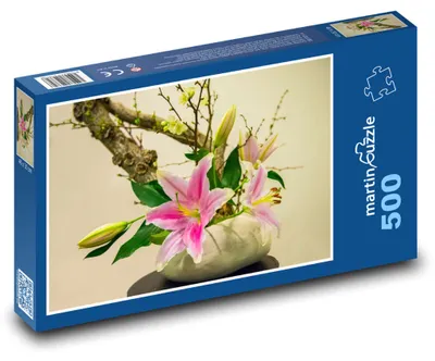 Obrázok produktu pre Puzzle 500 Kvetinové aranžmán - ľalie, kytica - martinpuzzle