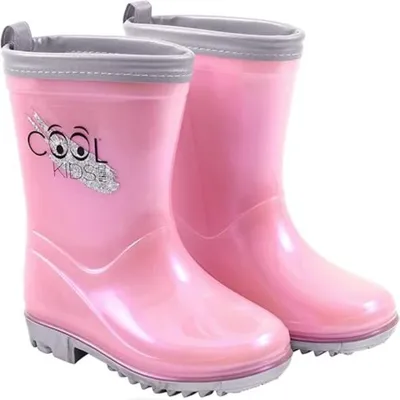 Produktbild von Reflektierende Gummistiefel für Kinder Perletti Cool Kids Perlato Rosa, 15595