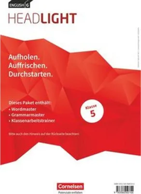 Produktbild von English G Headlight Band 1: 5. Schuljahr - Arbeitshefte Wordmaster, Grammarmaster und Klassenarbeitstrainer (Im Paket)