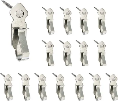 Produktbild von INF 10er-Pack Metallhaken, Wandhaken aus Edelstahl für Badezimmer, Küche, Büro