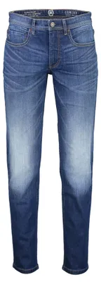 Produktbild von Lerros - Herren 5-Pocket-Denimstyle in Used-Optik (2009320), Größe:W34, Länge:L34, Farbe:Navy (485)