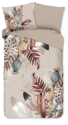 Produktbild von Pure Bettwäsche "Famm" - Braun - (140x220 cm) - 100 % Polyester