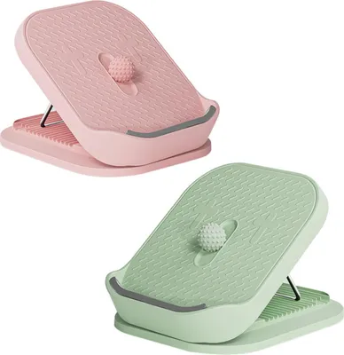 Produktbild von INF Verstellbares Dehnbrett mit Massageball - Waden- und Beinstrecker Rosa