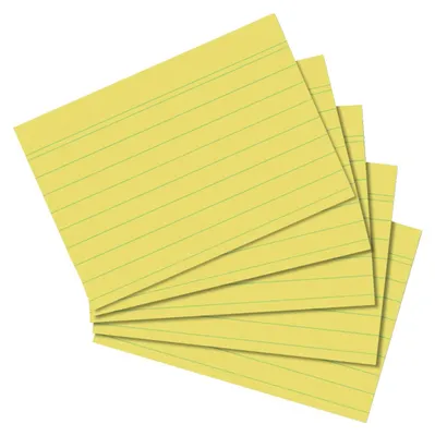 Immagine prodotto di schedari herlitz, DIN A8, foderati, giallo