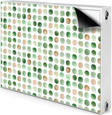 Produktbild von Magnet Heizkörper-Abdeckung Verkleidung Abdeckung Heizkörperabdeckung 90x60 cm  - Farbig, dots