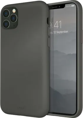 Image de Uniq Case Lino Hue Iphone 11 Pro Maxszary/Moss Grey