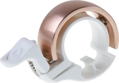 Produktbild von Knog Fahrradklingel Oi Classic Small, 22,2 mm , Weiß Messing