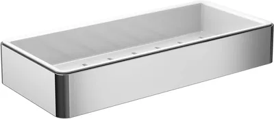 Immagine prodotto di Panier éponge emco loft, montage mural encastré, insert plastique amovible, 054500102, 054500102