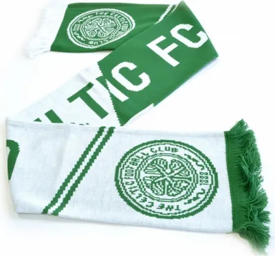 Obrázek produktu pro Oficiální žakárová šála Celtic FC Vertigo BS1327 (jedna velikost) (zelená/bílá)