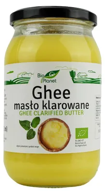 MASŁO KLAROWANE GHEE BIO 750 g (852 ml) - BIO PLANET