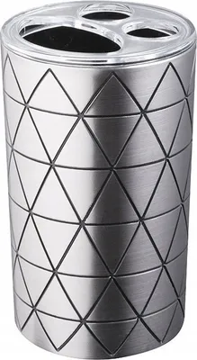 Image de Récipient cosmétique pour brosses à dents et dentifrice Star silver