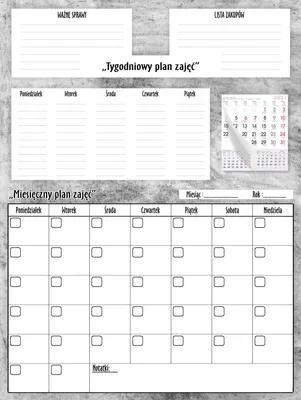 Produktbild von Kühlschrankkalender Magnettafel Groß Monats-Wochenplaner XXL