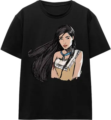 Produktbild von Pocahontas - T-Shirt für Herren/Damen Uni TV17204 (S) (Schwarz)