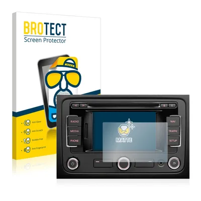 Produktbild von 2x BROTECT Schutzfolie für Volkswagen Passat B7 2010-2015 RNS 315 5" Displayschutz Displayschutzfolie Folie Matt Entspiegelungsfolie