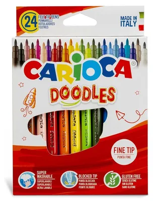 Imagen del producto de Fixy CARIOCA, set de rotuladores, 24 unidades
