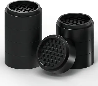 Obrázek produktu pro Sada 8 podstavek pod nábytek, výška 2,5 cm, gumové, protiskluzové, stohovatelné, určené pro nábytek