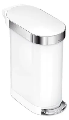 Zdjęcie produktu dla simplehuman CW2044, 45 l, Inne, Stal nierdzewna, Srebrny, Stal nierdzewna, Pedał, Stal nierdzewna