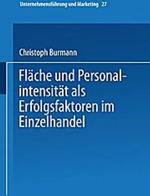 Obrázek produktu pro Fläche und Personalintensität als Erfolgsfaktoren im Einzelhandel