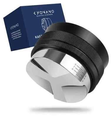 Tamper 58,5 mm, schwarz, mit Gewinde