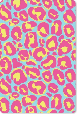 Produktbild von MuchoWow® Mauspad Mousepad Pantherdruck - Rosa - Gelb - Muster 18x27 cm - Mousepads - Maus Mat - Pad - Mausunterlage