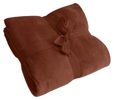 Obrázok produktu pre L-Merch – Jednofarebná deka „Microflush“ LT5045 (jednotná veľkosť) (hnedá)