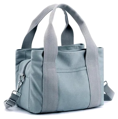 Produktbild von Kitkartenhüllen Damen Damen Umhängetasche, große Kapazität, Canvas-Tasche, lässige Handtasche, Tasche, Arbeitsklasse-Handtasche Damen Geldbörsen