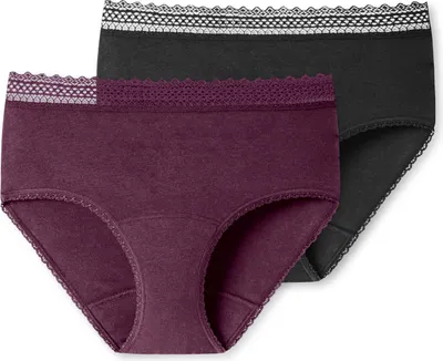 Produktbild von Schiesser 2er Pack Secret Care Perioden Panty Zuverlässiger Schutz bis zu 12 Stunden, Waschbar und wiederverwendbar, Hoher Komfort für absolute Bewegungsfreiheit