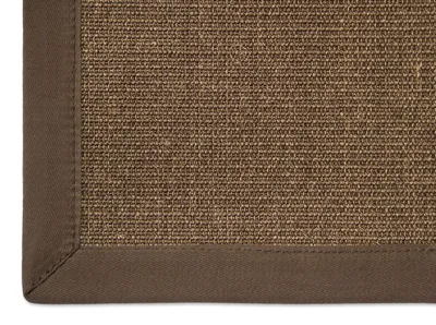 Produktbild von Astra Sisal Teppich Manaus mit Bordüre Farbe dunkel braun coffee 100% Sisal - 18 Größen, Größe: 200x250 cm