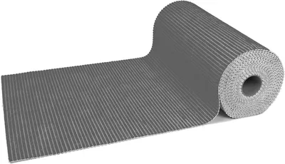 Produktbild von WEICHSCHAUMMATTE METERWARE Uni Grau BODENMATTE BADTEPPICH ANTIRUTSCHMATTE- 21 GRÖßEN 14 Modelle (65x50 cm)